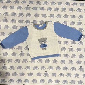 EEUC Mayoral Teddy Bear Sweater with Elbow Patches 🚭